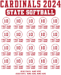 State Softball Roster