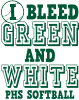 Bleed Green and White