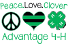 Peace Love Clover