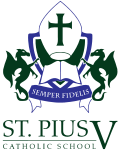 St Pius V Catholic School Logo