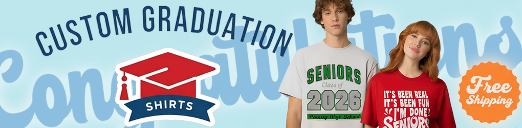 Custom Graduation T-Shirts – IZA Design School Apparel Since 1987