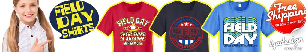 IZA Design Cool Field Day Shirts