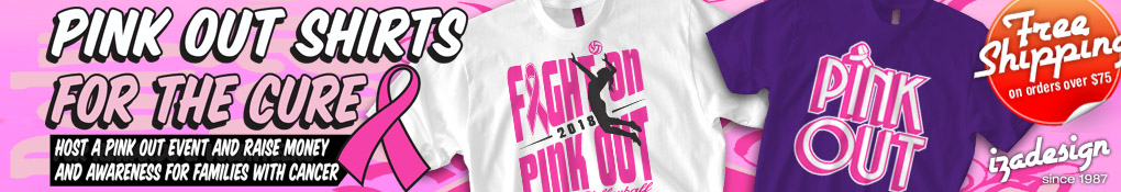 IZA Design Custom Pink Out Shirts