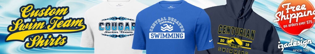 Swim team T-shirts: View 52 NEW Swimming Design Ideas. Order w/ FREE ...