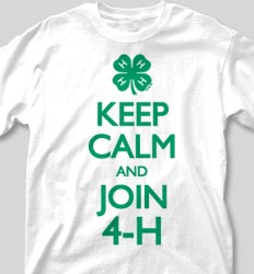 4-H Club Shirts - Keep Calm desn-613n2
