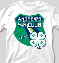 4-H Club Shirts - 4-H Shield cool-58s1
