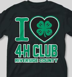 4-H Club Shirts - Love 4-H cool-52l1