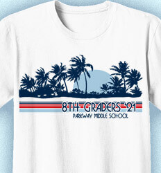 8th Grade Shirts - The Palms - clas-659h7
