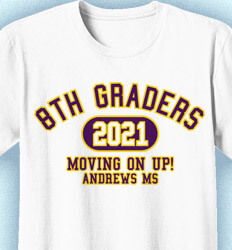 8th Grade Shirts - Athletic - clas-480s6