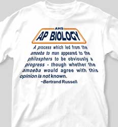 AP Biology Shirts - Space Intro cool-186s2