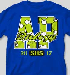 AP Biology Shirts - AP Letters cool-332a1