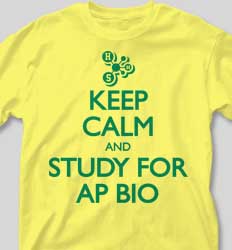 AP Biology Shirts - Keep Calm desn-613o2