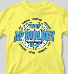 AP Biology Shirts - Honor Crest cool-59h5