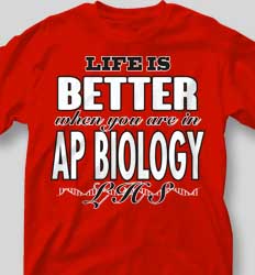 AP Biology Shirts - We May Encounter desn-981w7