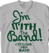 Band Camp T Shirt - Message - clas-770m8