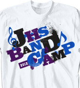 Band Camp T Shirt - Randomizer - desn-301r4