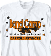 Band Camp T Shirt - Stars Fun Day - desn-466s2