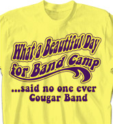 Band Camp T Shirt - Beautiful Day - cool-621b1