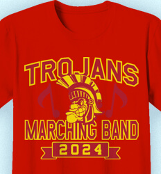 Band T Shirt Designs - Mascot Phys Ed - clas-829r2