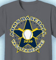 Baseball Shirt Design - All Star - clas-580b4