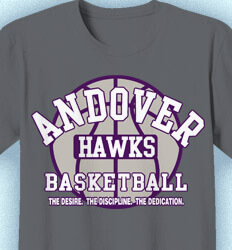 Basketball T Shirt Design - Desire Basketball - cool-810d1