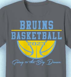 Basketball T Shirt Design - Basketball Split - idea-250b3