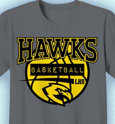 Basketball T Shirt Design - Mascot Bball Camp - cool-668m3