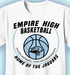 Basketball T Shirt Design - Hoops Central - cool-811h2