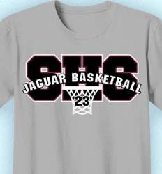 Basketball T Shirt Design - Basketball Arch - cool-806b2