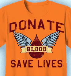 Blood Donor Shirt Designs - Mascot Phys Ed clas-829p8