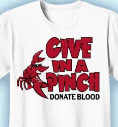 Blood Drive Shirt Designs - Give a Pinch - idea-593g1