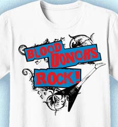 Blood Drive Shirt Designs - Rockin - clas-801t4