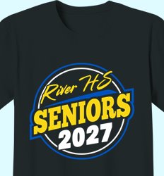 Senior Class of 2027 Shirt Designs | In the Mix with 2027 - Bold Mark Design