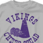 Custom Cheer T-Shirts - Vintage Megaphone 607v2