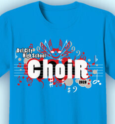 Choir T-Shirts: Click 52 NEW Chorus T-Shirt Designs-IZA