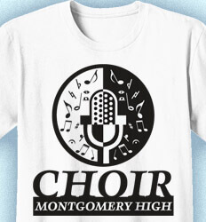 Choir T Shirts - Grandiose Choir - desn-910g1