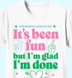 Senior Class of 2027 Shirt Designs | In the Mix with 2027 â€“ Class, Fun, Done Design