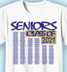 Senior Class T Shirt Design - Lister - desn-190p8