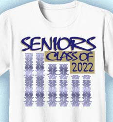 Senior Class T Shirt Design - Lister - desn-190q2