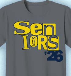Senior Class T Shirt Design - Destroyed - desn-34l6