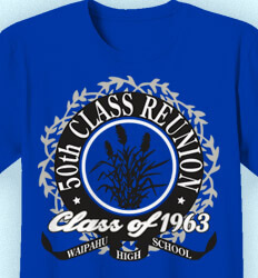 Class Reunion T Shirts - Waipahu Reunion - desn-592w1