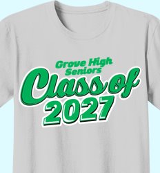 Senior Class of 2027 Shirt Designs | In the Mix with 2027 - Class Script Design