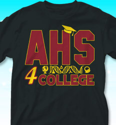 College Bound Shirt Designs - Ready 4 College - cool-850r1