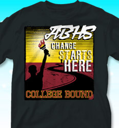 College Bound Shirt Designs - Light Your Path 2 - cool-757l3