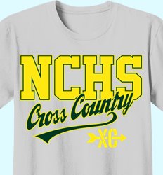 Customize Your Cross Country T-Shirts - College Town Design