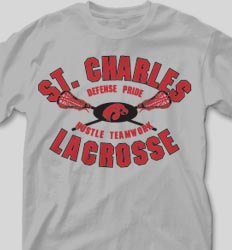 College T Shirts - LAX Pride desn-356l1