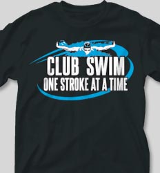 College T Shirts - Club Swim cool-69c1