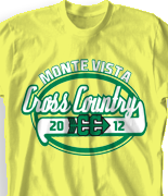 Cross Country T Shirt - Speedway desn-495s3