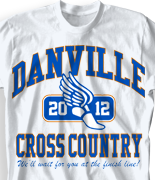 college cross country shirts