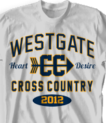 college cross country shirts